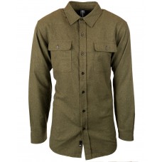 BU8200 Burnside Men's Solid Flannel Shirt