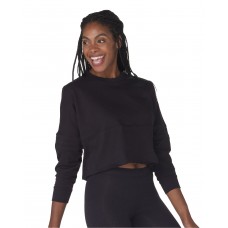 BW3515 Boxercraft Ladies' Cropped Retro Pom Pom Jersey Fleece