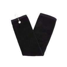 C1625TG Carmel Towel Company Trifold Golf Towel with Grommet and Hook