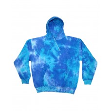 CD877 Tie-Dye Adult Tie-Dyed Pullover Hooded Sweatshirt