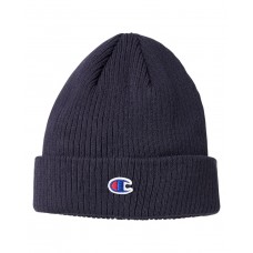 CS4003 Champion Cuff Beanie With Patch