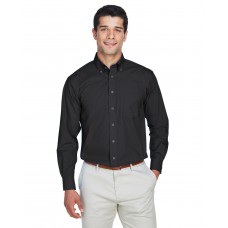D620T Devon & Jones Men's Crown Collection® Tall Solid Broadcloth Woven Shirt