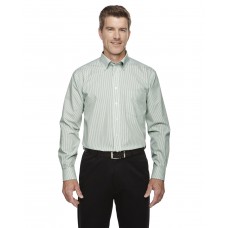 D645 Devon & Jones Men's Crown Collection® Banker Stripe Woven Shirt