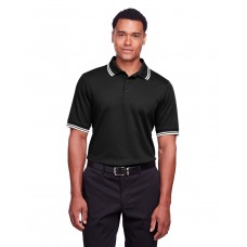 DG20C Devon & Jones CrownLux Performance® Men's Plaited Tipped Polo