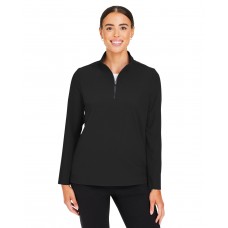 DG410W Devon & Jones CrownLux Performance® Ladies' Windsor Welded Quarter-Zip