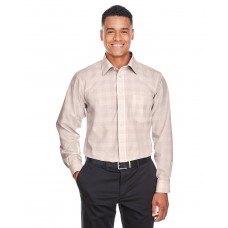 DG520 Devon & Jones Men's Crown Collection® Glen Plaid Woven Shirt