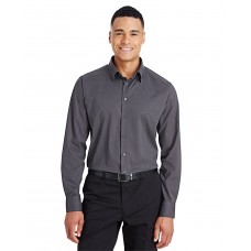 DG535 Devon & Jones CrownLux Performance® Men's Tonal Mini Check Woven Shirt