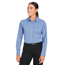 DG536W Devon & Jones CrownLux Performance® Ladies' Gingham Shirt