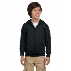 G186B Gildan Youth Heavy Blend Full-Zip Hooded Sweatshirt