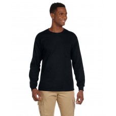 G241 Gildan Adult Ultra Cotton® Long-Sleeve Pocket T-Shirt