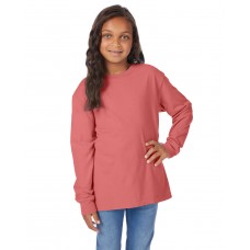 GDH275 ComfortWash by Hanes Youth Crew Long-Sleeve T-Shirt
