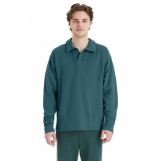 GDH490 ComfortWash by Hanes Unisex Garment Dye Polo Collar Sweatshirt