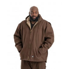 HJ626 Berne Men's Heartland Washed Duck Hooded Work Coat
