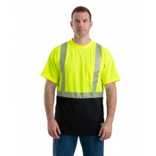 HVK017 Berne Unisex Hi-Vis Class 2 Color Blocked Pocket T-Shirt