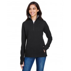 JA8433 J America Ladies' Omega Stretch Quarter-Zip