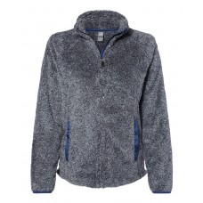 JA8463 J America Ladies' Boundary Shag Full Zip