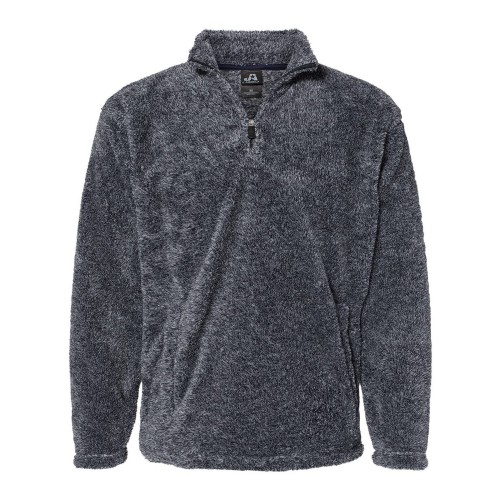 JA8464 J America Unisex Boundary Shag Quarter Zip