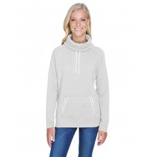 JA8653 J America Ladies' Relay Cowl Neck