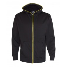 JA8668 J America Adult Glow Full-Zip Hood