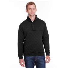 JA8890 J America Adult Quilted Snap Pullover