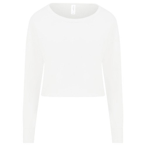 JHA035 Just Hoods By AWDis Ladies' Cropped Pullover Sweatshirt