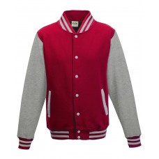 JHY043 Just Hoods By AWDis Youth Heavyweight Letterman Jacket