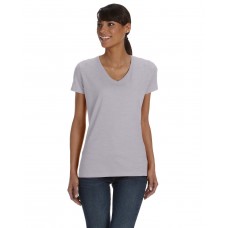 L39VR Fruit of the Loom Ladies' HD Cotton V-Neck T-Shirt