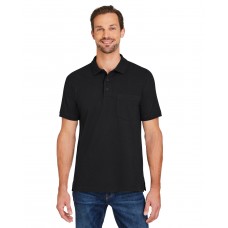 M205P Harriton Men's Valiant Cotton Snag Protect Pocket Polo