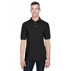 M265P Harriton Men's Easy Blend Polo with Pocket