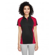 M385W Harriton Ladies' Advantage Snag Protection Plus IL Colorblock Polo