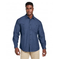 M540 Harriton Men's Denim Shirt-Jacket