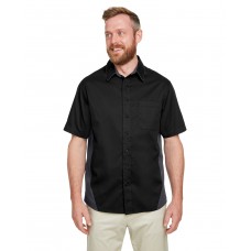 M586T Harriton Men's Tall Flash IL Colorblock Short Sleeve Shirt