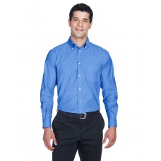 M600 Harriton Men's Long-Sleeve Oxford with Stain-Release