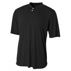 N3143 A4 Adult Tek Henley Jersey