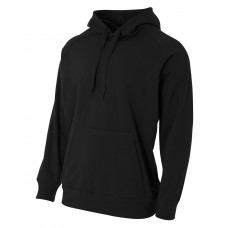 N4237 A4 Men's Solid Tech Fleece Hoodie