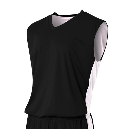 NB2320 A4 Youth Reversible Moisture Management Muscle Shirt