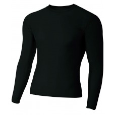 NB3133 A4 Youth Long Sleeve Compression Crewneck T-Shirt