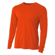NB3165 A4 Youth Long Sleeve Cooling Performance Crew Shirt