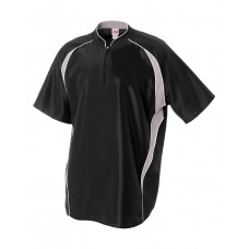 NB4241 A4 Youth Quarter-Zip Batting Jacket