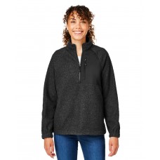 NE713W North End Ladies' Aura Sweater Fleece Quarter-Zip