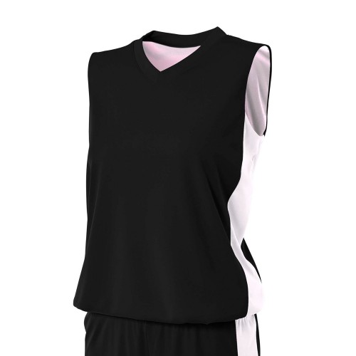 NW2320 A4 Ladies' Reversible Moisture Management Muscle Shirt