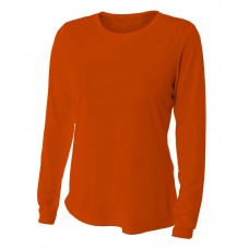 NW3002 A4 Ladies' Long Sleeve Cooling Performance Crew Shirt