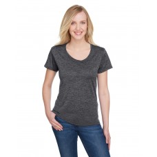NW3010 A4 Ladies' Tonal Space-Dye T-Shirt