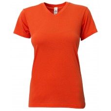 NW3013 A4 Ladies' Softek V-Neck T-Shirt