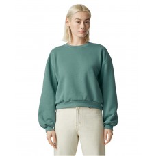 RF494 American Apparel Ladies' ReFlex Fleece Crewneck Sweatshirt