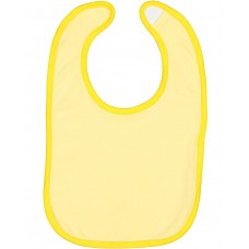 RS1004 Rabbit Skins Infant Contrast Trim Bib