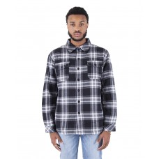 SHPFJ Shaka Wear Men's Plaid Flannel Jacket