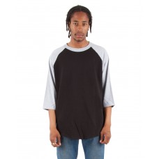 SHRAG Shaka Wear Adult Three-Quarter Sleeve Raglan T-Shirt