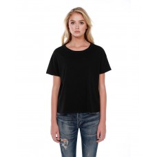 ST1017 StarTee Ladies' Raw-Neck Boxy T-Shirt