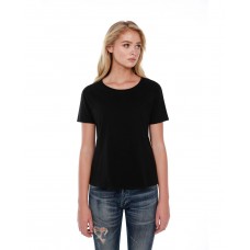 ST1018 StarTee Ladies' Boxy High Low T-Shirt